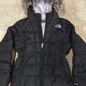 North Face Girls Size M 10/12 Down Coat